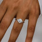 1.75 Ct Round Brilliant Cut Moissanite Ring