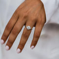 1.75 Ct Round Brilliant Cut Moissanite Ring