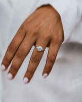 1.75 Ct Round Brilliant Cut Moissanite Ring