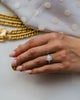 6.20 Ct Emerald Cut Moissanite Engagement Ring