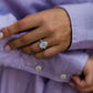 4.70 Ct Oval Cut Moissanite Engagement Ring
