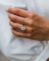 4.70 Ct Oval Cut Moissanite Engagement Ring