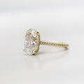 5 Ct Oval Cut Moissanite Ring