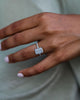 4 Ct Radiant Cut Moissanite Ring