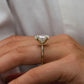4.70 Ct Oval Cut Moissanite Engagement Ring