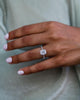 2.75 Ct Cushion Cut Moissanite Ring