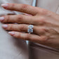 Toi Et Moi 6 Ct Pear & Emerald Cut Moissanite Ring