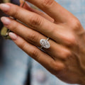 7 Ct Oval Cut Moissanite Engagement Ring