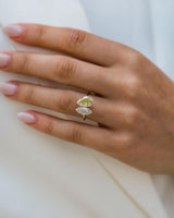 Toi Et Moi 3.75 Ct Pear & Marquise Cut Moissanite Ring