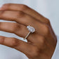 5 Ct Elongated Pear Cut Moissanite Ring