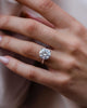 5 Ct Round Brilliant Cut Moissanite Ring