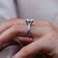 5 Ct Round Brilliant Cut Moissanite Ring