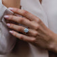 5 Ct Round Brilliant Cut Moissanite Ring