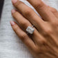 3.55 Ct Radiant Cut Moissanite Engagement Ring