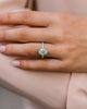 3 Ct Oval Cut Moissanite Engagement Ring