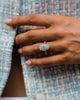 2.90 Ct Oval Moissanite Engagement Ring