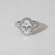 3.50 Ct Oval Cut Moissanite Engagement Ring