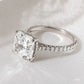 4 Ct Cushion Cut Moissanite Engagement Ring