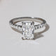 2 Ct Radiant Cut Moissanite Engagement Ring
