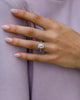 3.80 Ct Emerald Cut Moissanite Engagement Ring