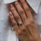 3.10 Ct Princess Cut Moissanite Engagement Ring