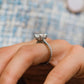 2.90 Ct Oval Cut Moissanite Engagement Ring