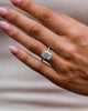 5 Ct Emerald Cut Moissanite Engagement Ring