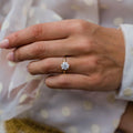 2 Ct Round Cut Moissanite Ring