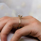 2 Ct Round Cut Moissanite Ring