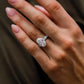 7 Ct Oval Cut Moissanite Engagement Ring