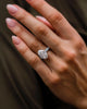 7 Ct Oval Cut Moissanite Engagement Ring