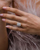 8 Ct Radiant Cut Moissanite Engagement Ring