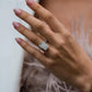 8 Ct Radiant Cut Moissanite Engagement Ring