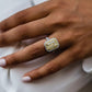 3.55 Ct Canary Yellow Radiant Cut Moissanite Ring