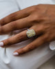 3.55 Ct Canary Yellow Radiant Cut Moissanite Ring