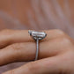 8 Ct Radiant Cut Moissanite Engagement Ring