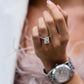 8 Ct Radiant Cut Moissanite Engagement Ring