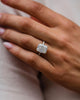 5 Ct Radiant Cut Moissanite Engagement Ring