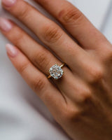 4.50 Ct Cushion Cut Moissanite Ring