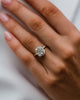 4.50 Ct Cushion Cut Moissanite Ring