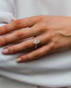 3.50 Ct Oval Cut Moissanite Engagement Ring