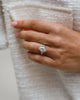 4.20 Ct Elongated Pear Cut Moissanite Ring