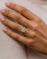 5.30 Ct Radiant Cut Moissanite Ring