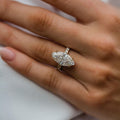 6.80 Ct Marquise Cut Moissanite Ring