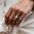 3.30 Ct Cushion Cut Moissanite Engagement Ring