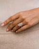 3.50 Ct Oval Cut Moissanite Engagement Ring