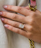 5.75 Ct Emerald Cut Moissanite Engagement Ring