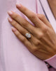 7 Ct Oval Cut Moissanite Engagement Ring
