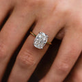 5.35 Ct Cushion Cut Moissanite Ring