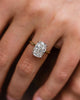 5.35 Ct Cushion Cut Moissanite Ring